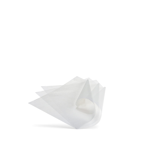 Papier pod pizzę w formacie 260x260 mm, biały, o wadze 5 kg. Złożony w kilka warstw, prezentuje gładką, matową powierzchnię. Idealny do pieczenia pizzy, zabezpiecza przed przywieraniem ciasta do blachy.