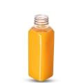 butelka przeźroczysta 400 ml wypełniona sokiem.jpg